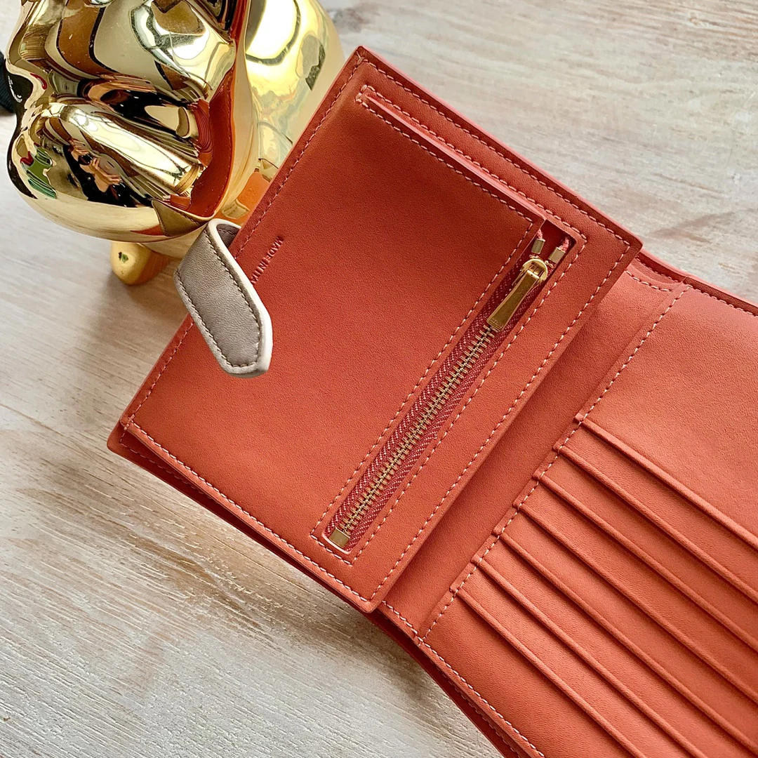 Кошелек Celine Strap из зернистой телячьей кожи - 5