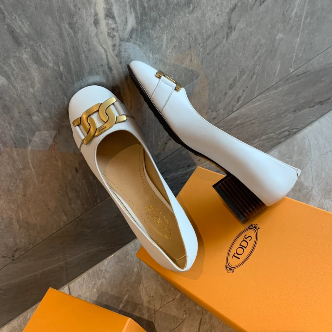 Туфли на низком каблуке Tods - 1