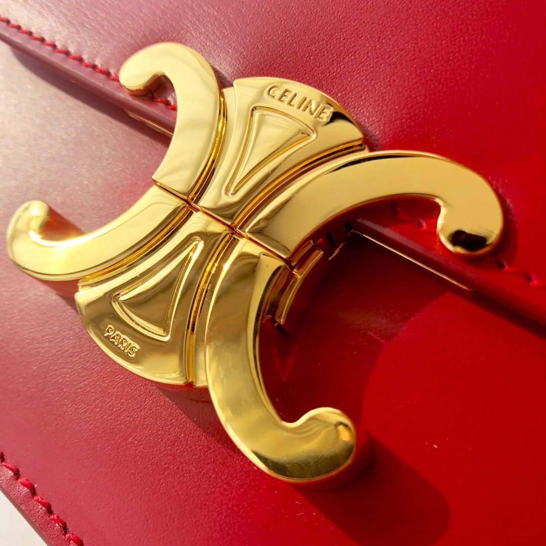 Сумка Celine Triomphe из телячьей кожи - подростковая - 18 - 5 см - 2