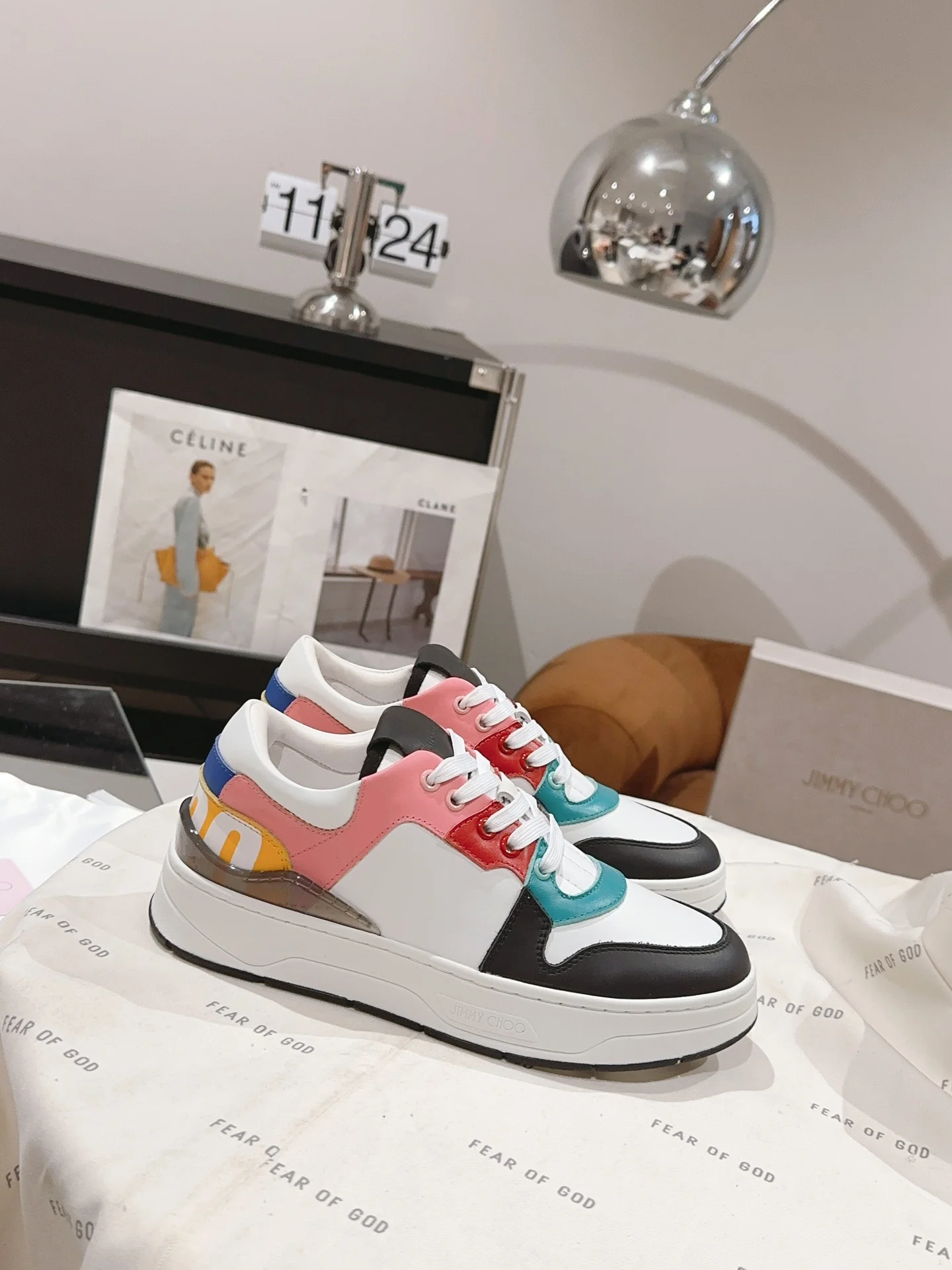 Jimmy - Новинка 2023 года - Повседневная обувь - Бело-черная