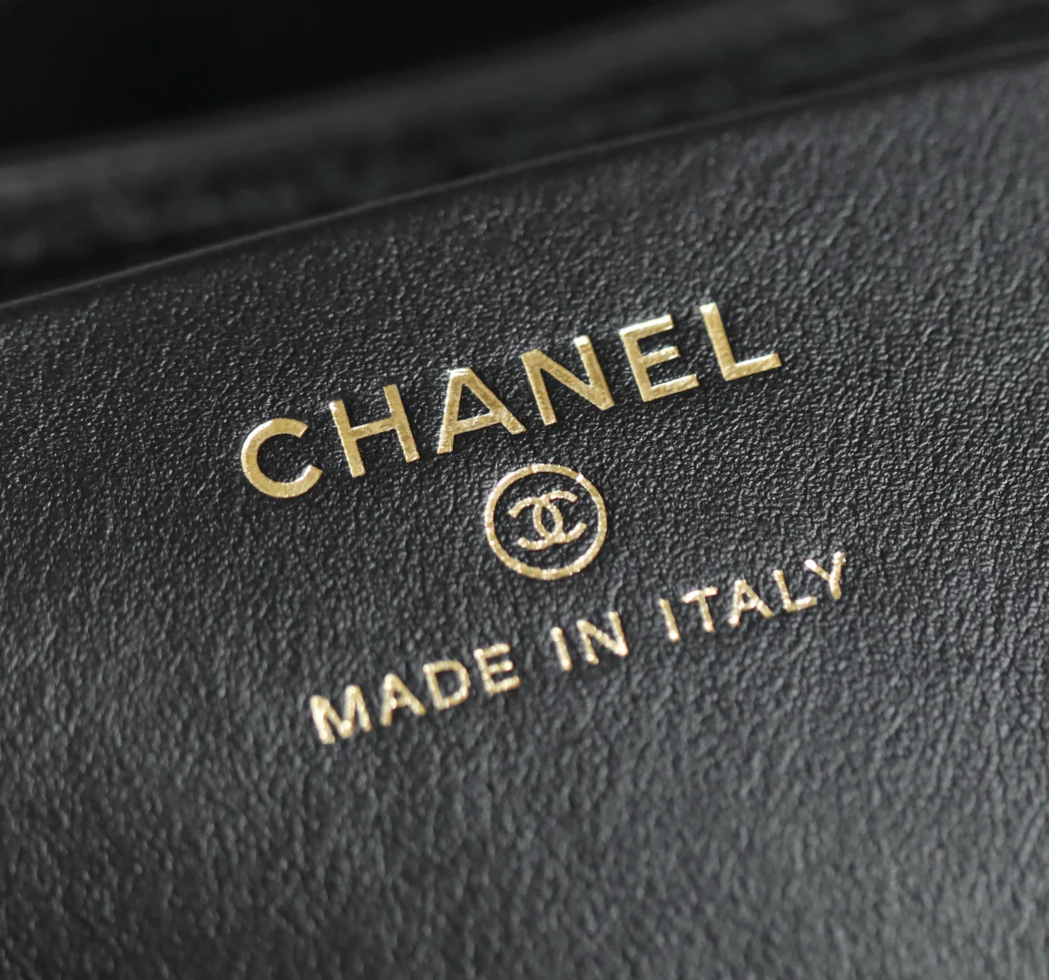 Сумка Chanel 25p nano31, замша, черная.