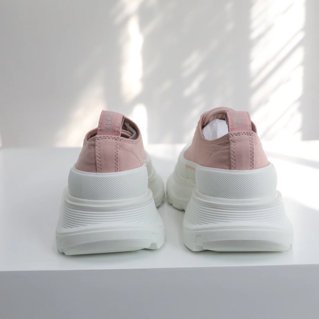 Кед на платформе McQueen - унисекс - розовый