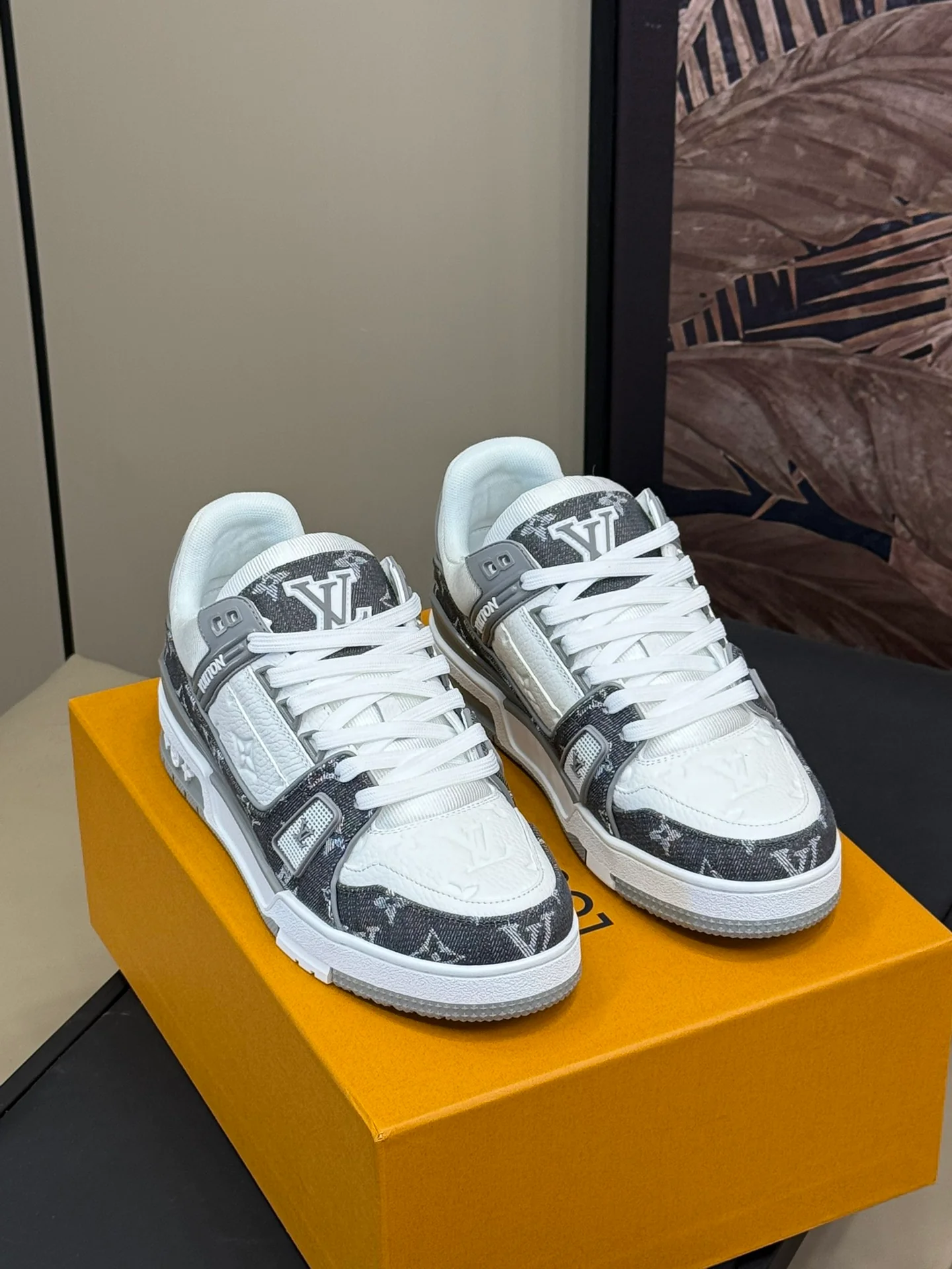 Скейтбордные кроссовки LV-2024 - Серые - 1