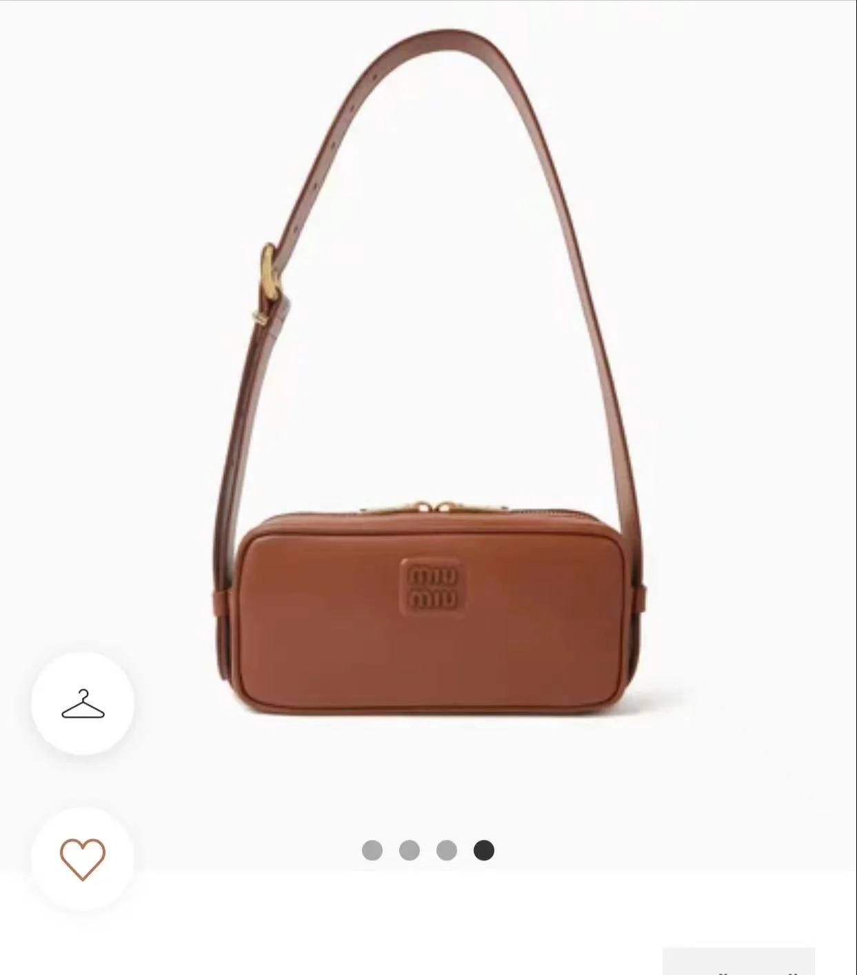 Сумка-боулинг Miu Miu через плечо - шедевр