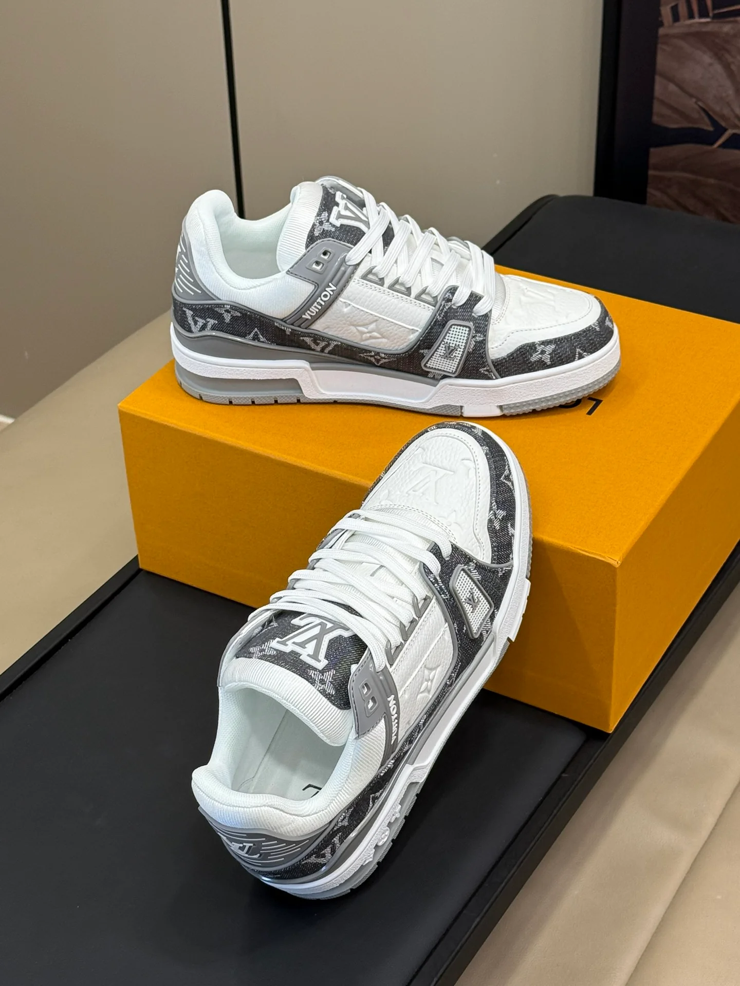 Скейтбордные кроссовки LV-2024 - Серые - 1