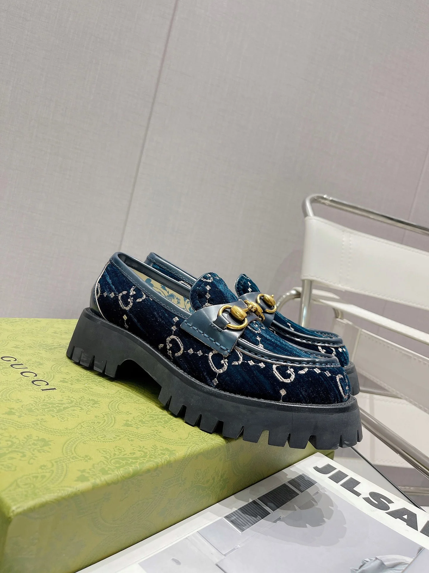 Gucci - Bee - Лоферы на платформе