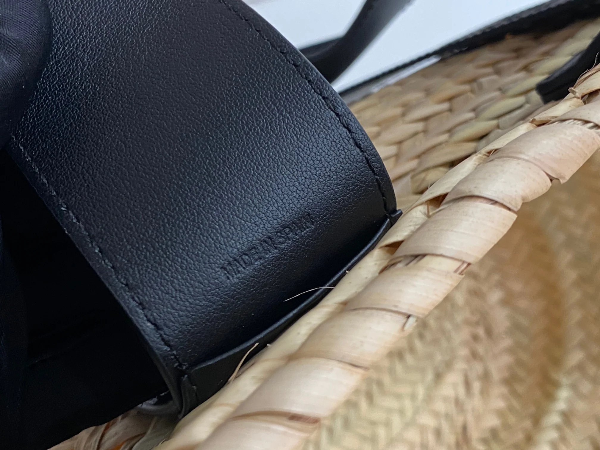 Новинка лета 2023 от Chloe - Плетеная соломенная сумка - Черная