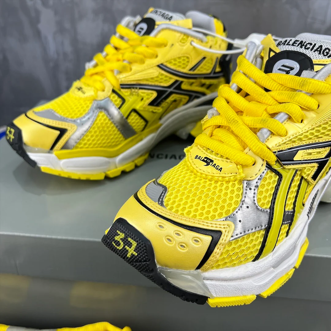 Кроссовки Balenciaga Runner - Унисекс - Флуоресцентно-желтые - 1