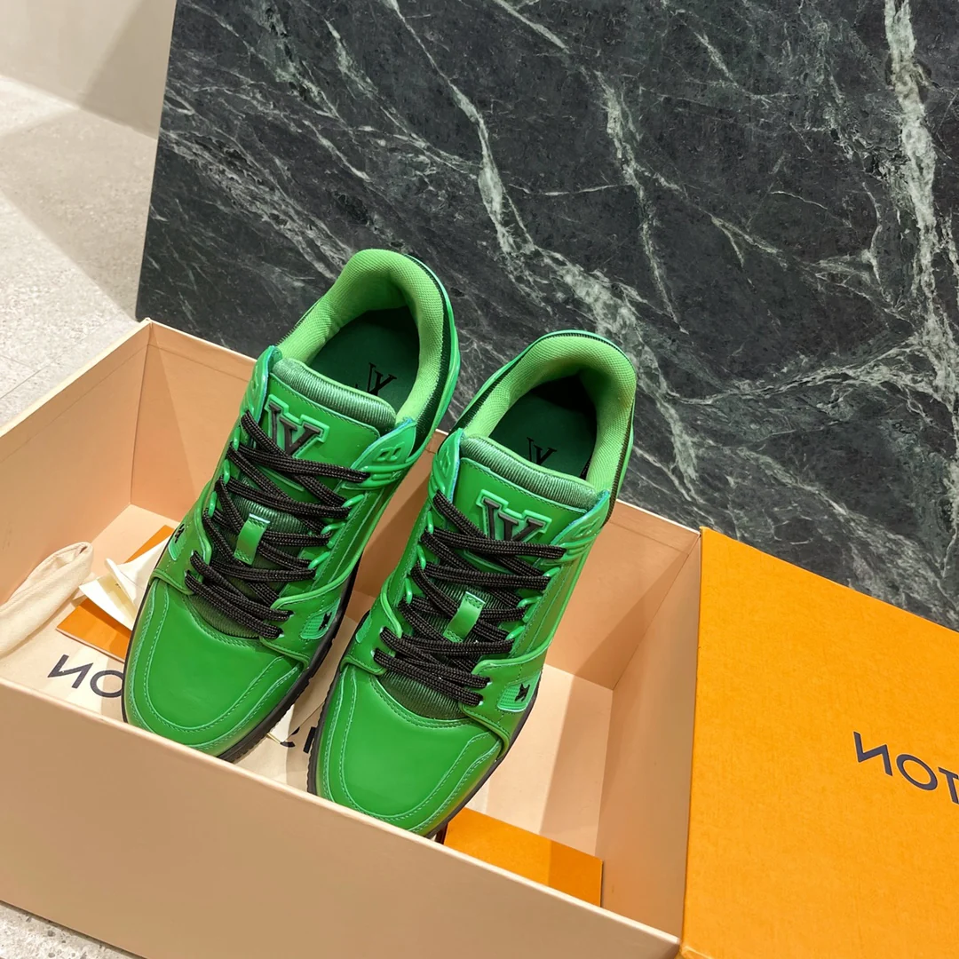 Обувь LV - LV Trainer, последняя модель - кроссовки серии Rainbow - 3