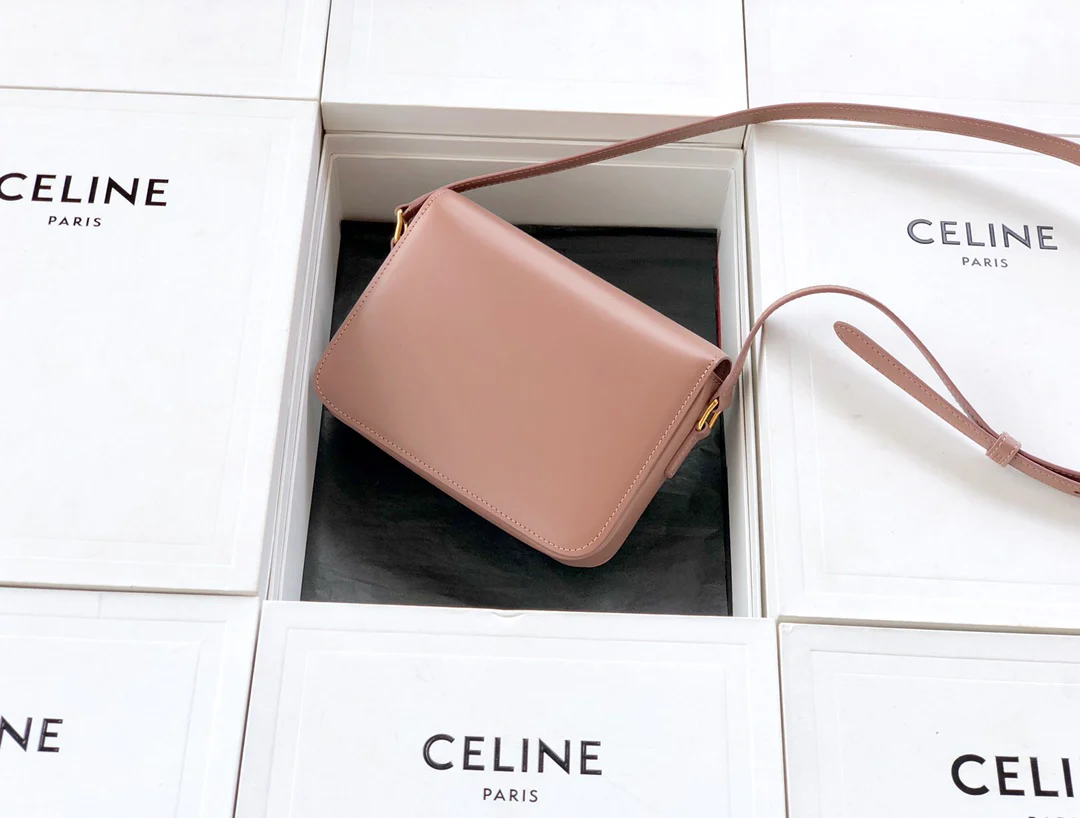 Сумка Celine Triomphe из телячьей кожи - подростковая - 18 - 5 см - 6