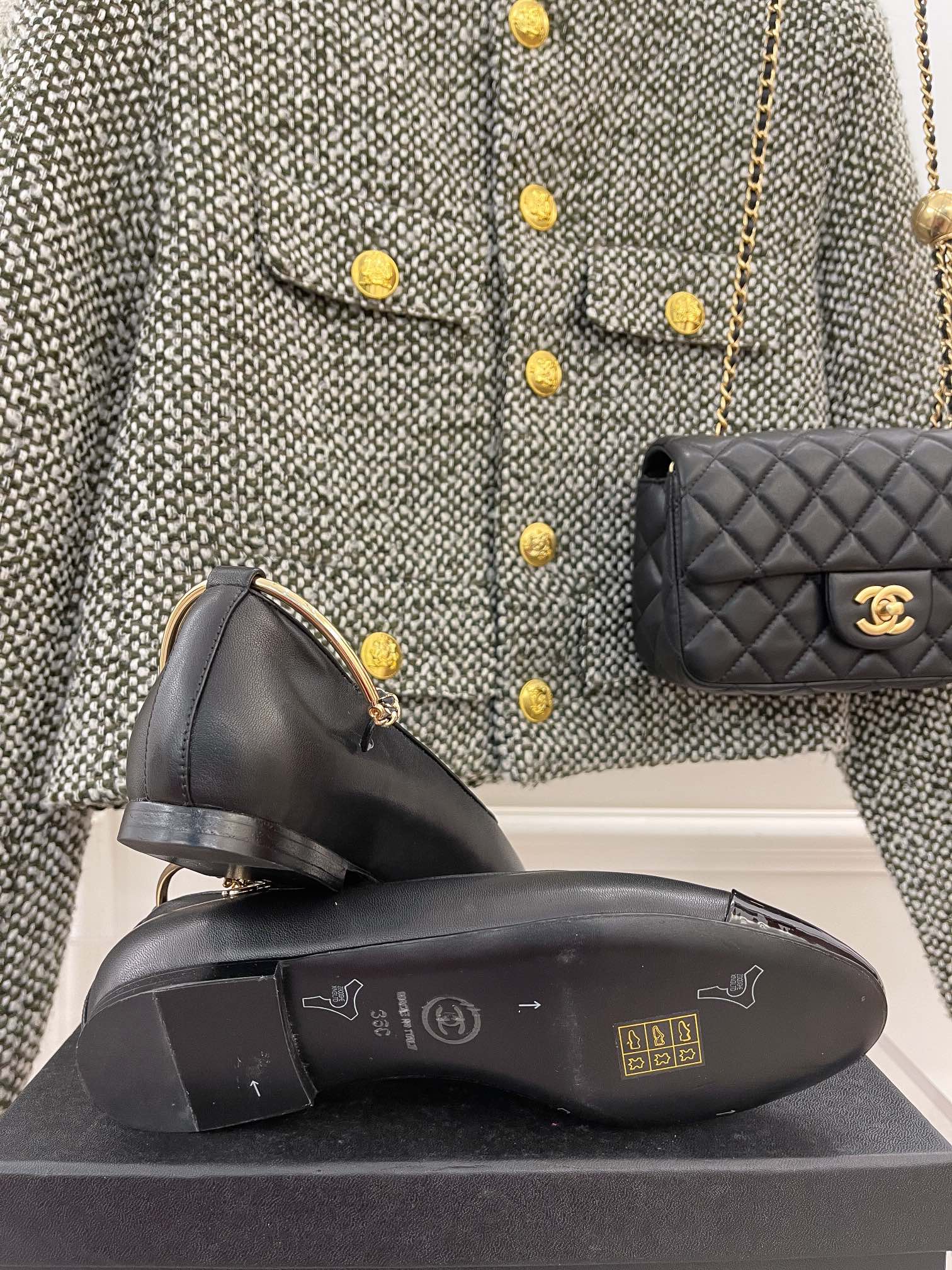 Chanel - Изысканная цепочка - Туфли Мэри Джейн - 5