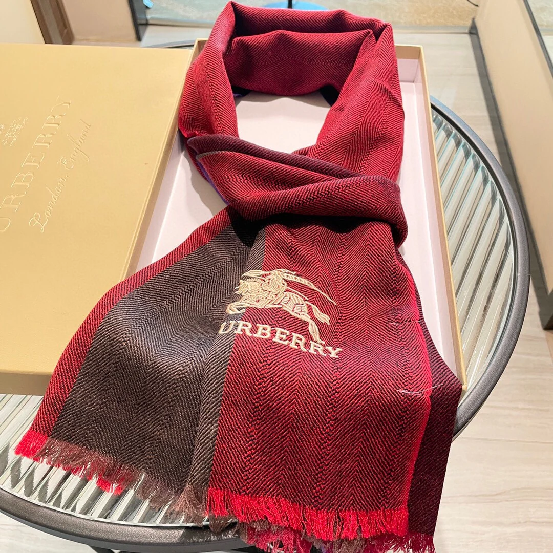 Кашемировый шарф Burberry - 45 см - 190 см - 1