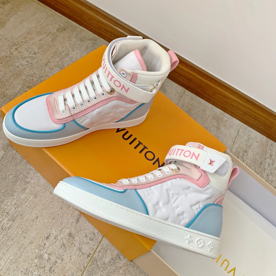 Кроссовки LV 2022 года, новая серия Boombox, высокие.