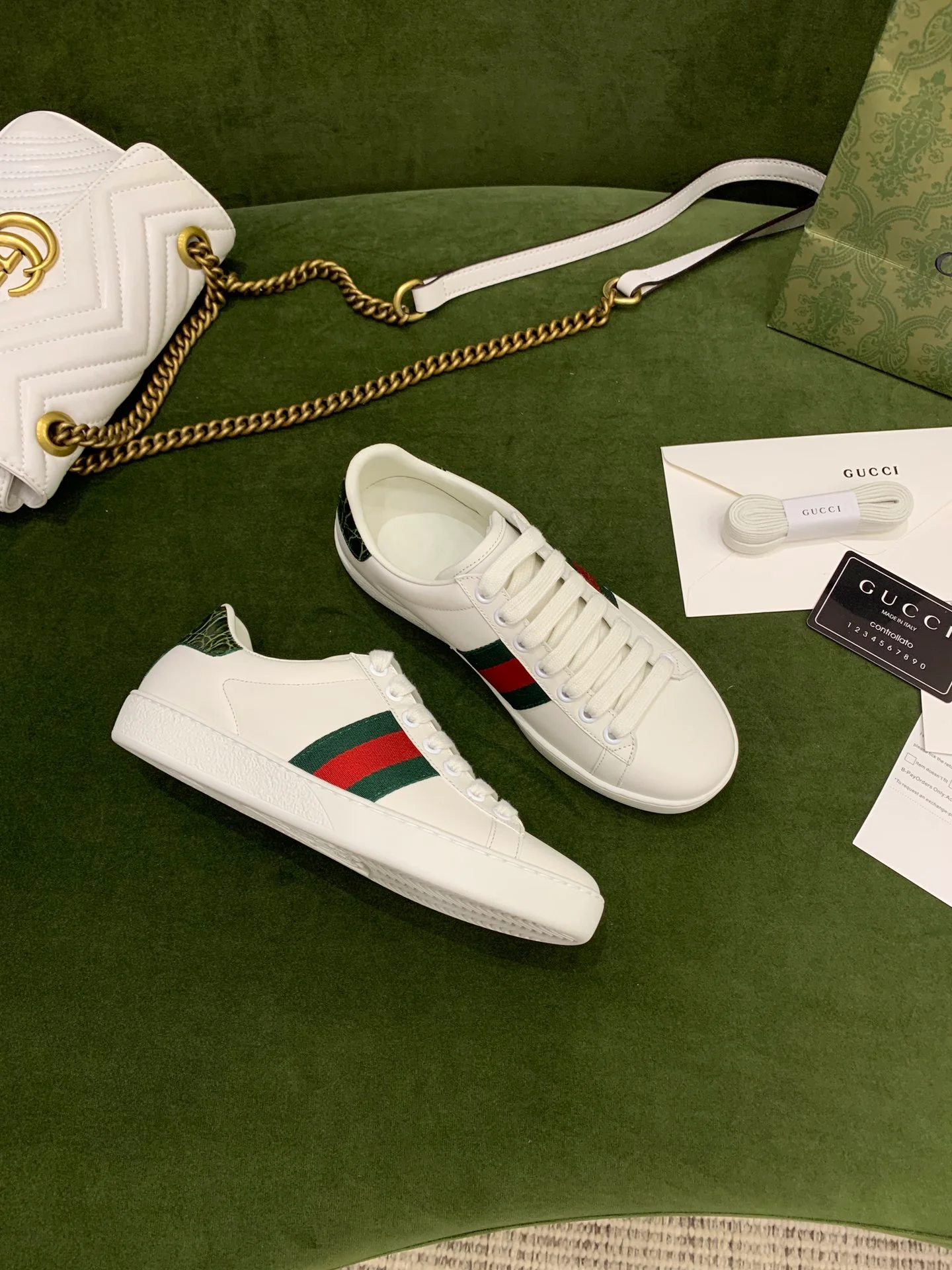 Gucci - Кроссовки - Обувь для скейтбординга - Белые кроссовки - 1