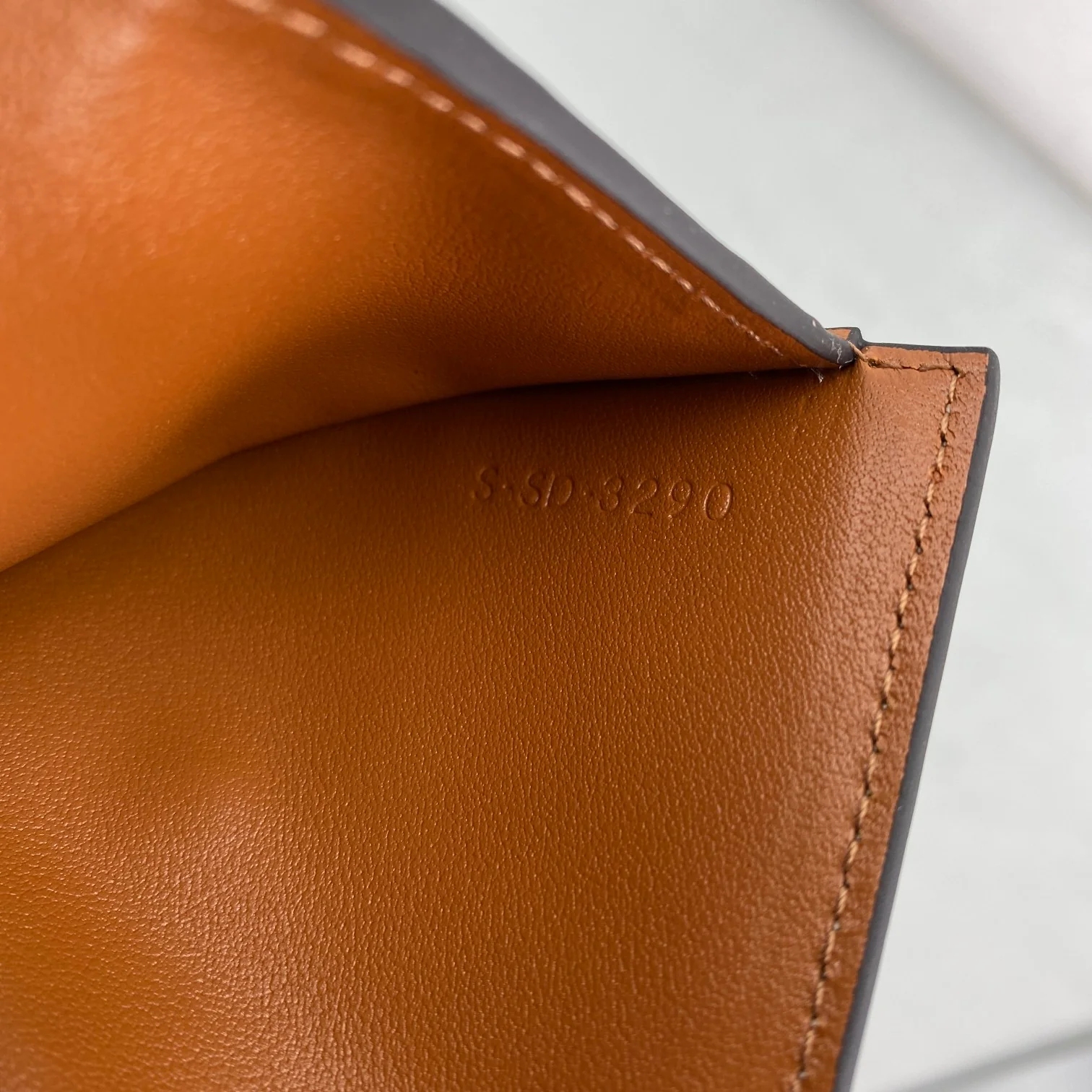 Celine-TRIOMPHE 翻盖卡包钱包 牛仔蓝