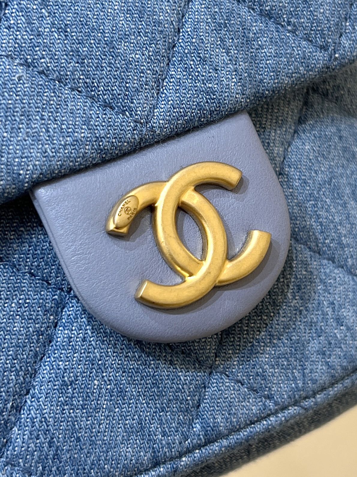 Рюкзак Chanel с двумя карманами - синий