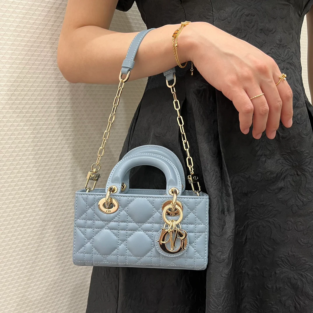 Dior Lady D Joy Micro Series - Мини - Цвет ?туманно-голубой?