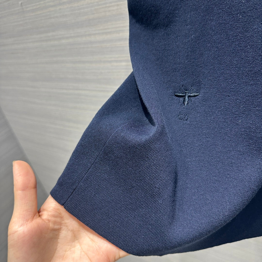 Классический вязаный топ Dior весна/лето 2024