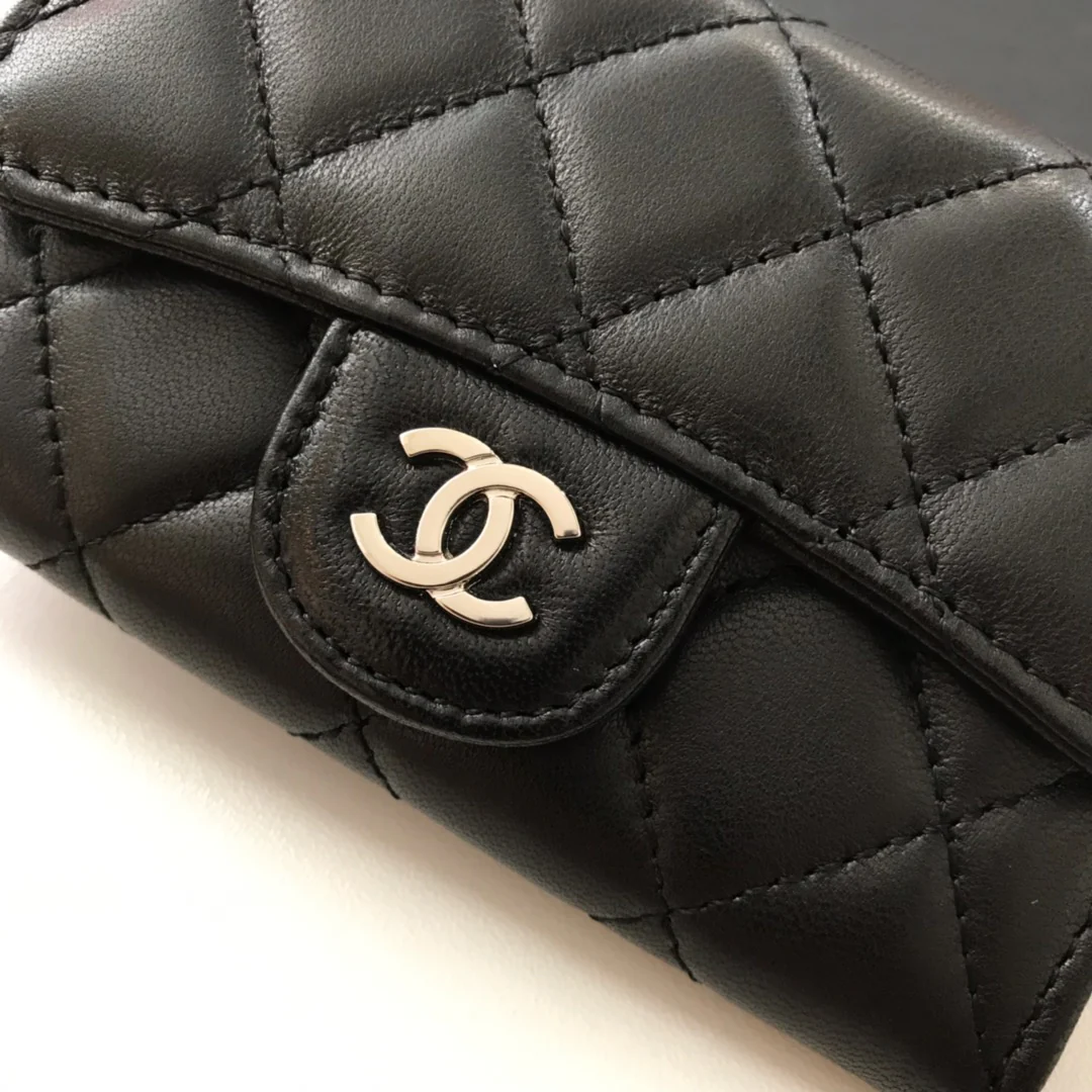 Однослойный держатель для карт Chanel Classic CF - 2 шт.