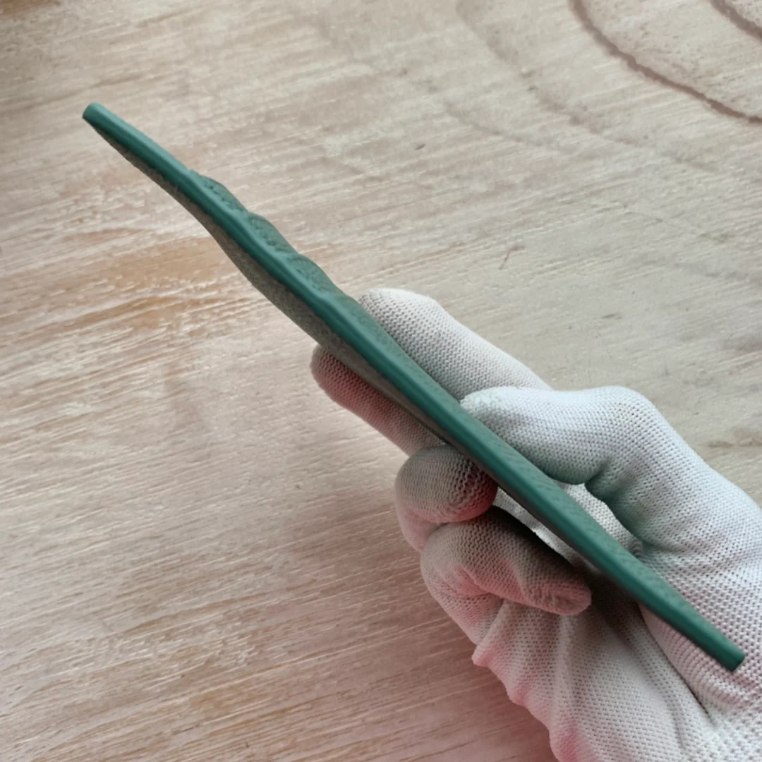 Кардхолдер Celine из зернистой телячьей кожи с застежкой-молнией - бирюзовый