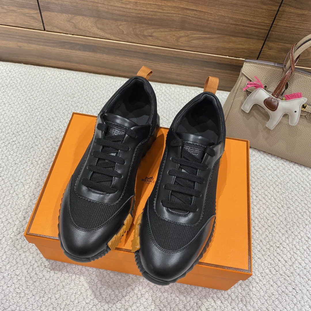 Весенняя коллекция Hermes 2022 — Спортивная повседневная обувь — Унисекс — Черный