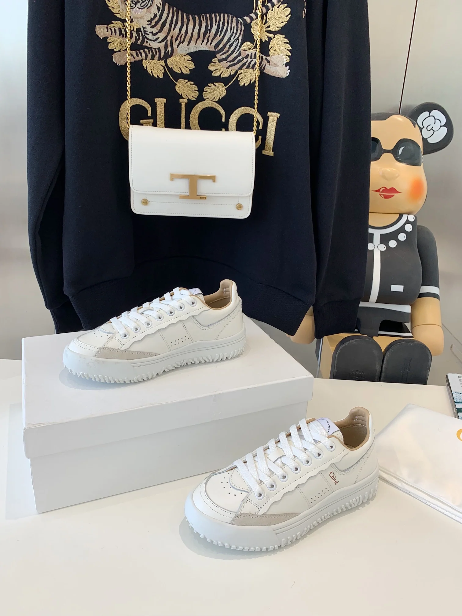 Chloe - Новые белые кроссовки весна/лето