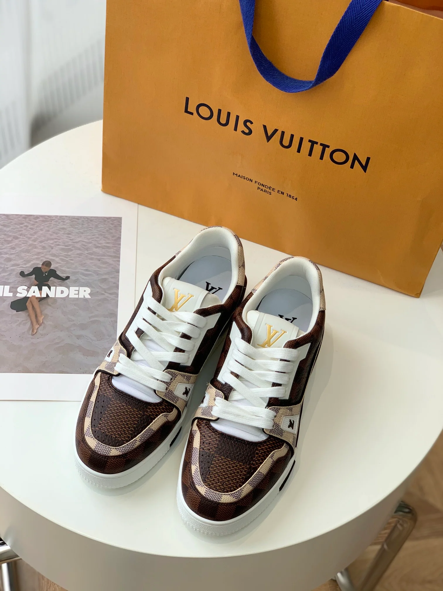 Кроссовки LV Trainer Series - Унисекс - Узор Damier