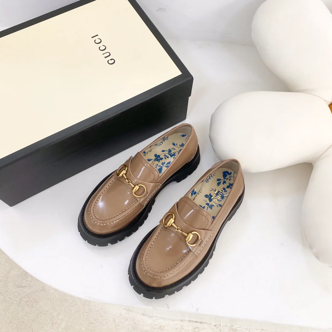 Лоферы на платформе Gucci - 4