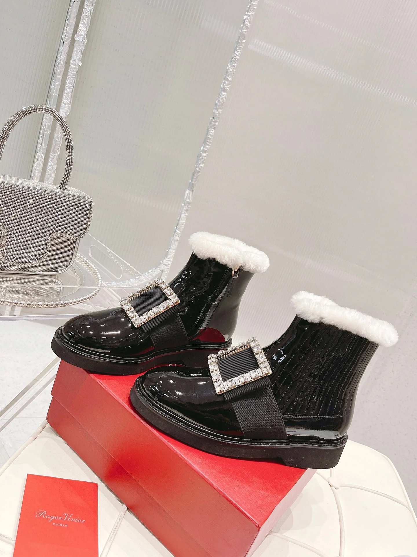 Обувь RV Shoes - 2024 - Шерстяные ботильоны - Черные - 1