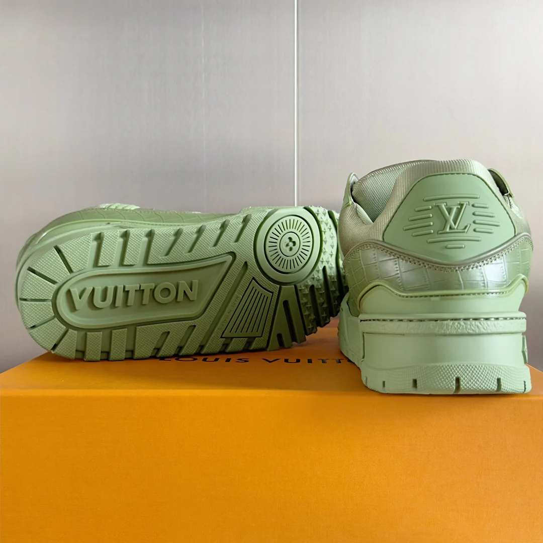 Кроссовки LV Trainer - Повседневная спортивная обувь - Унисекс - Зеленый