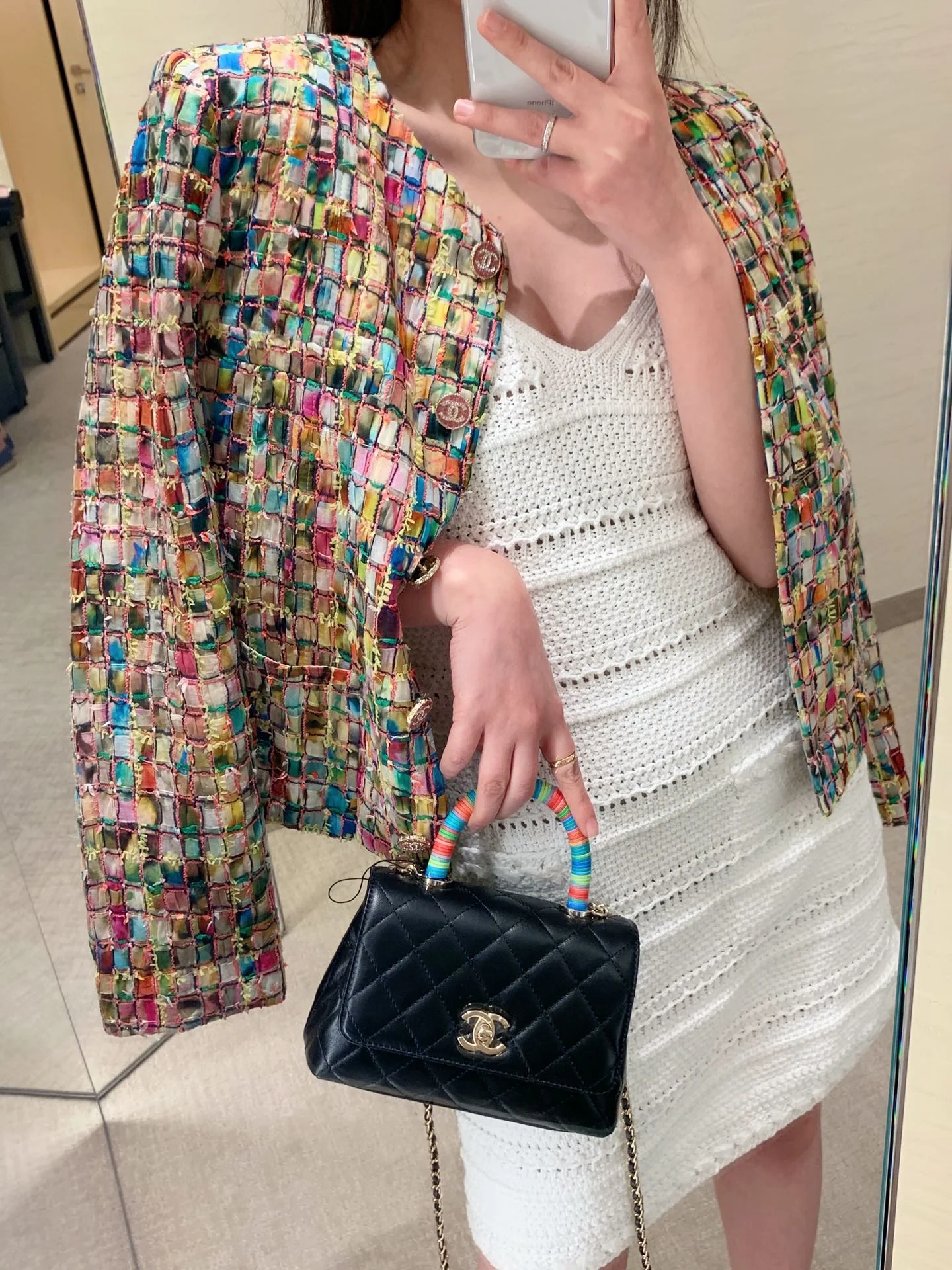 Мини-сумочка Chanel Coco Handle Rainbow