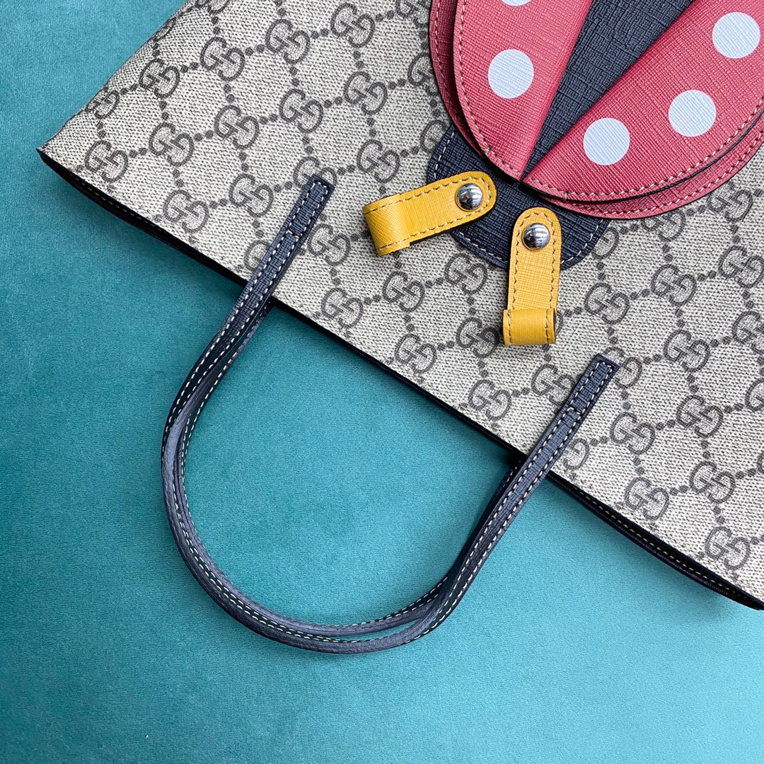 Детская сумка-тоут Gucci с рисунком божьей коровки.