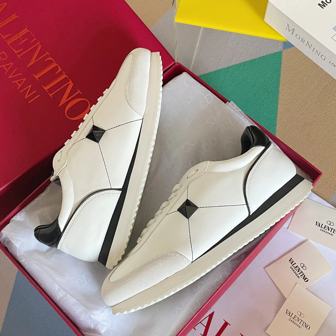 Спортивные повседневные туфли Valentino с заклепками - для пар - черная отделка