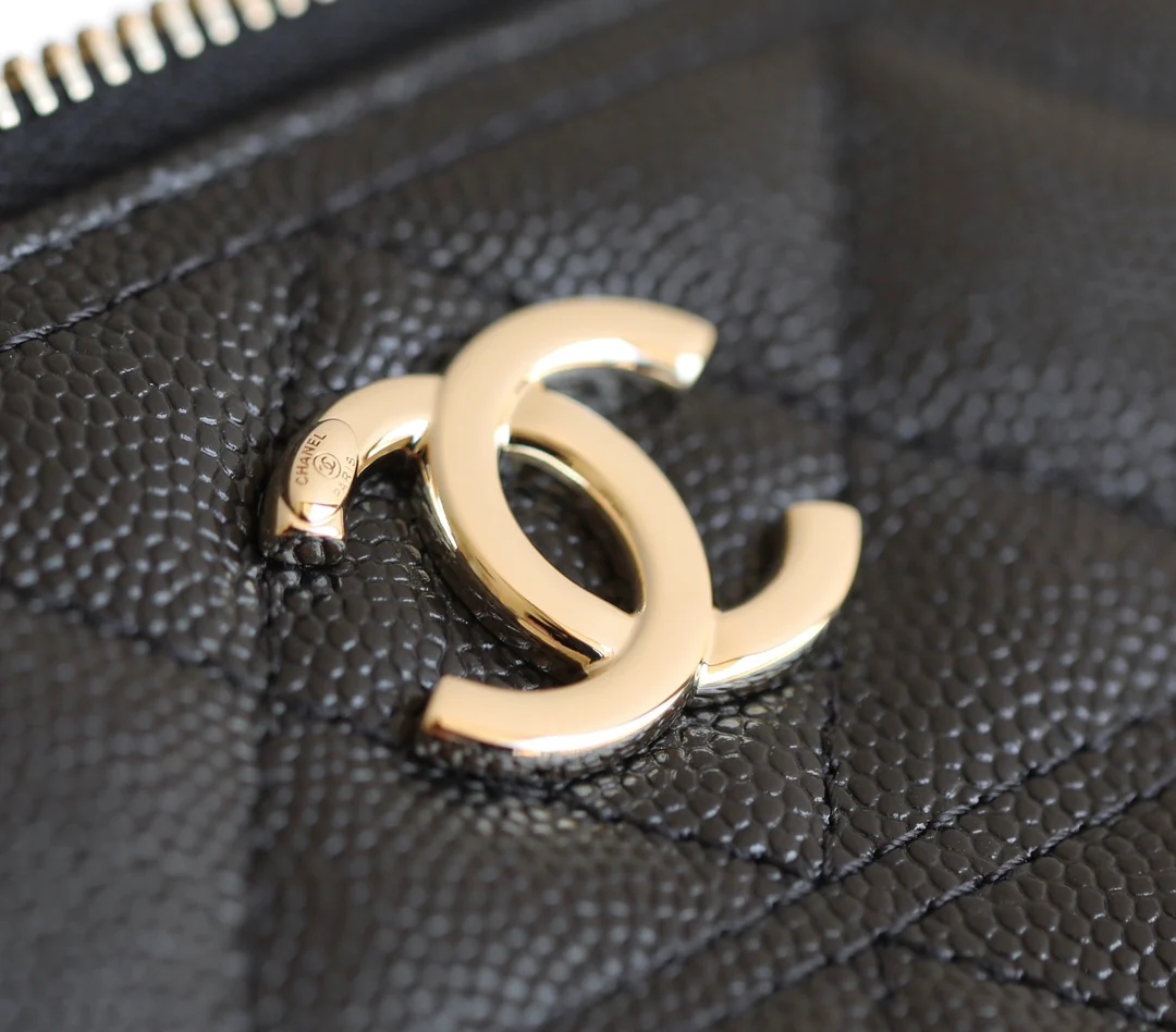 Chanel 25c - Маленькая коробочка в форме шара для переноски - Черная