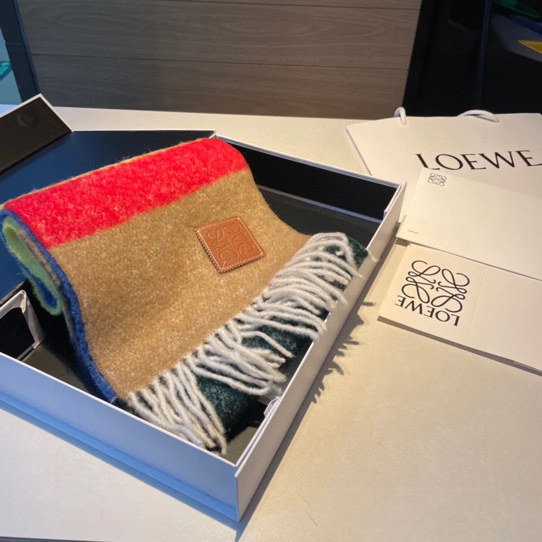 Кашемировый шарф Lolwei с принтом - 30 см - 168 см