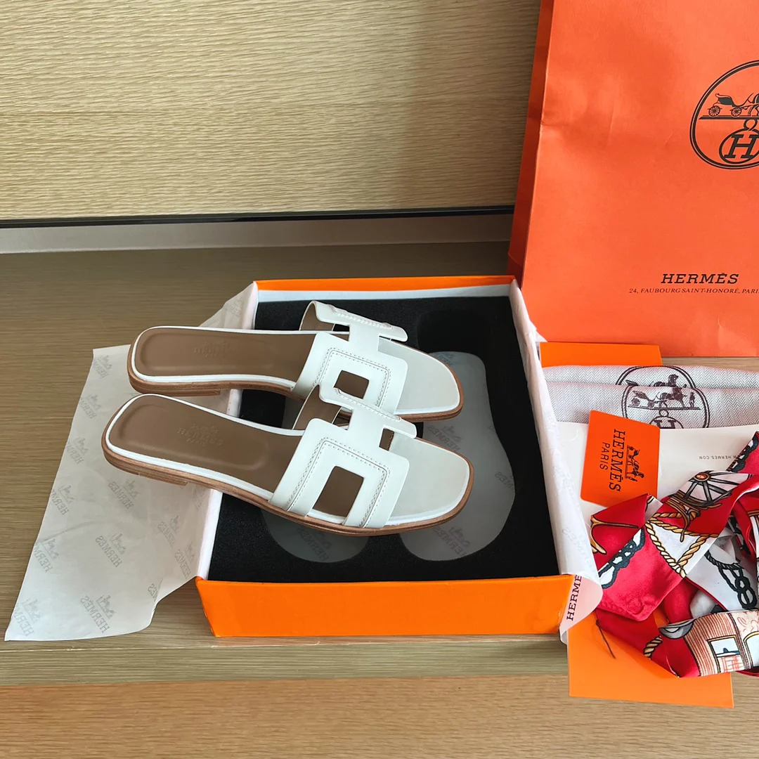 Сандалии Hermes-h Flat Sandals-4