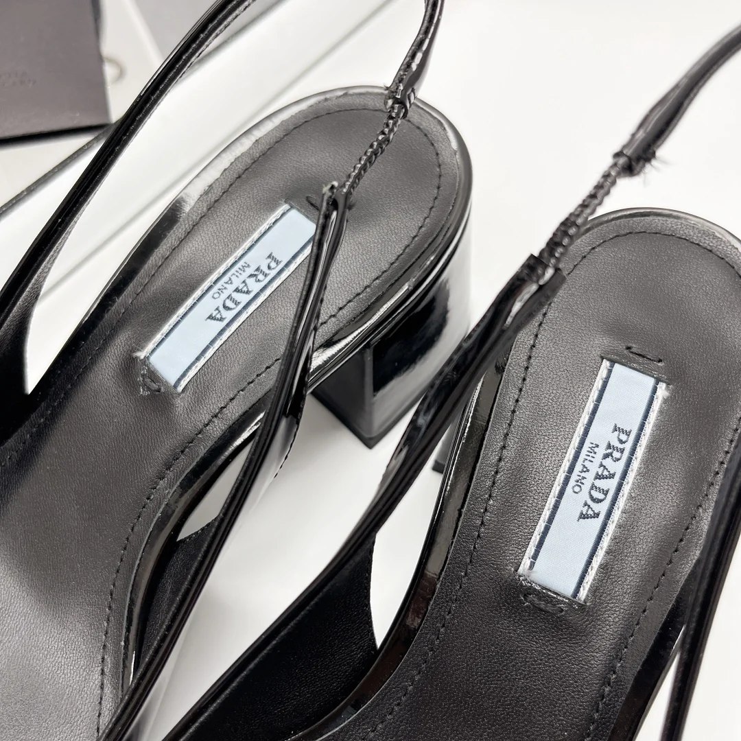 Туфли Prada - Prada - туфли на массивном каблуке - Мэри Джейн - сандалии