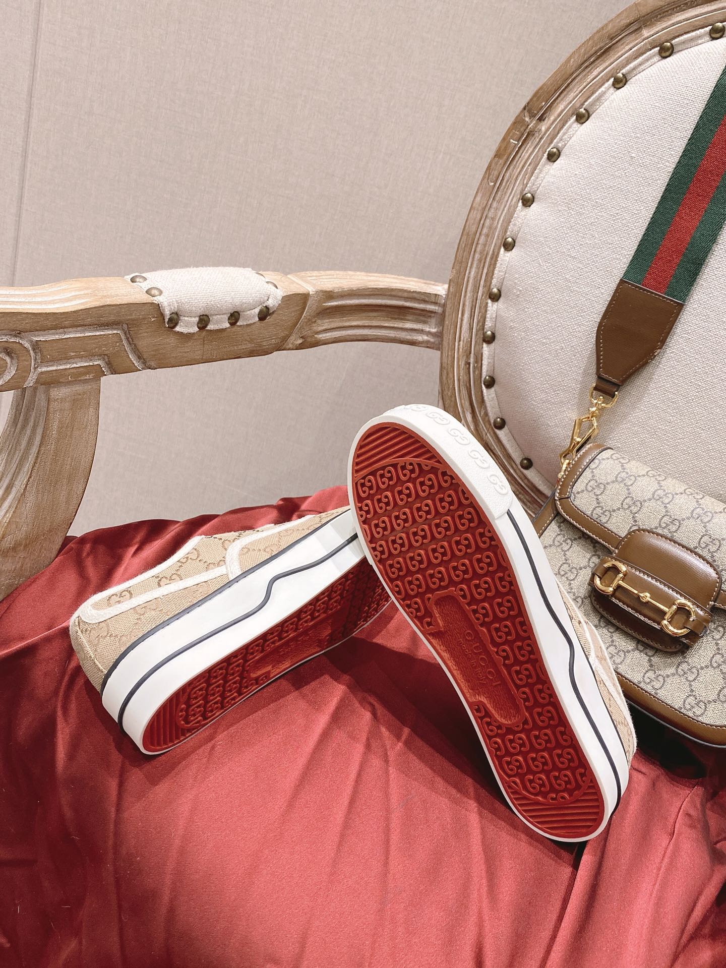 Классические лоферы Gucci 1977 года — парусиновые туфли