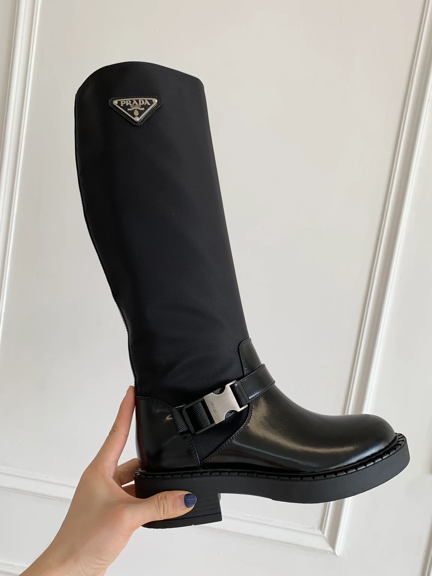 Prada - Новинка сезона осень/зима 2021 - Сапоги для верховой езды
