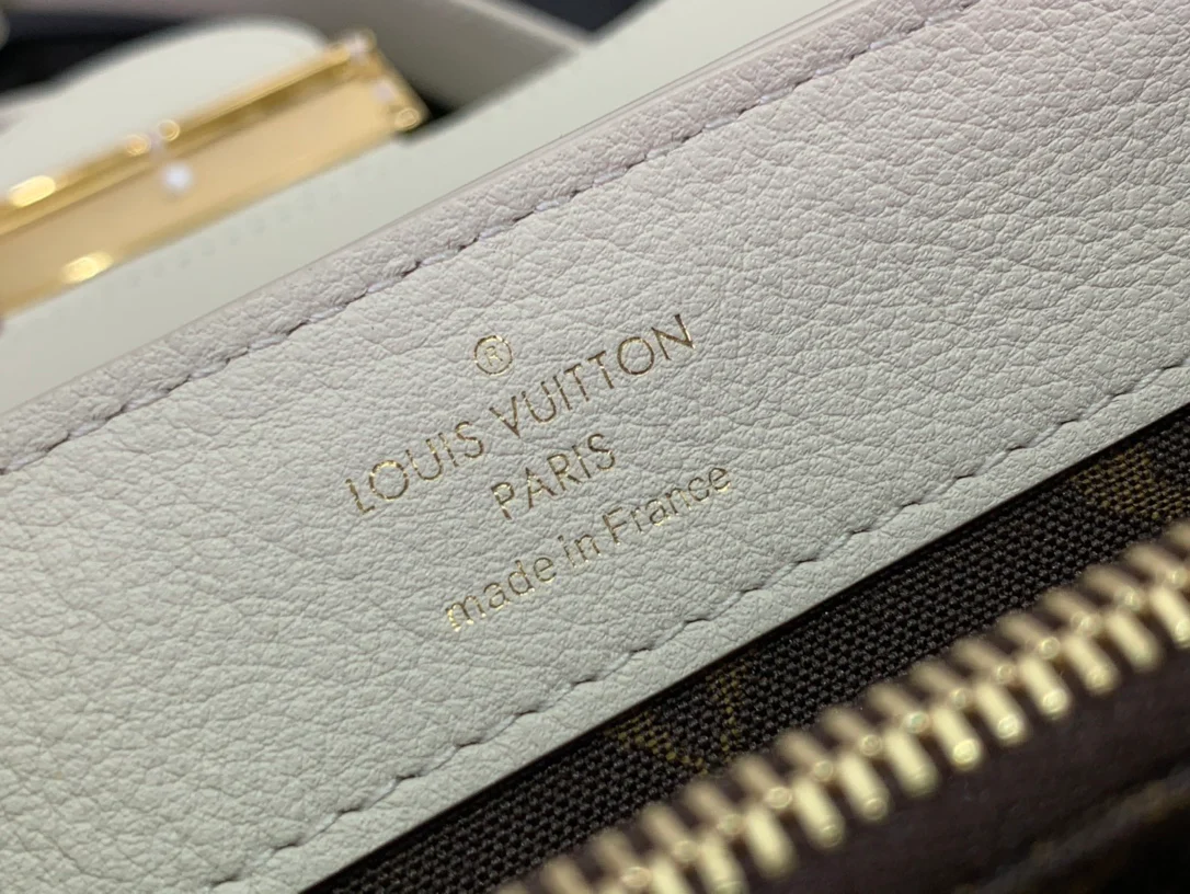 m25209-LV-dauphine-soft crossbody bag-white