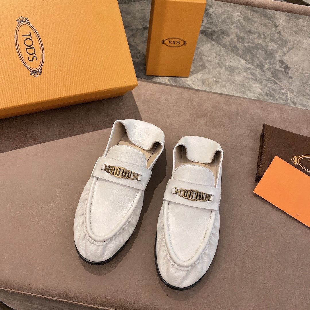 Двусторонние лоферы из мягкой кожи Tods