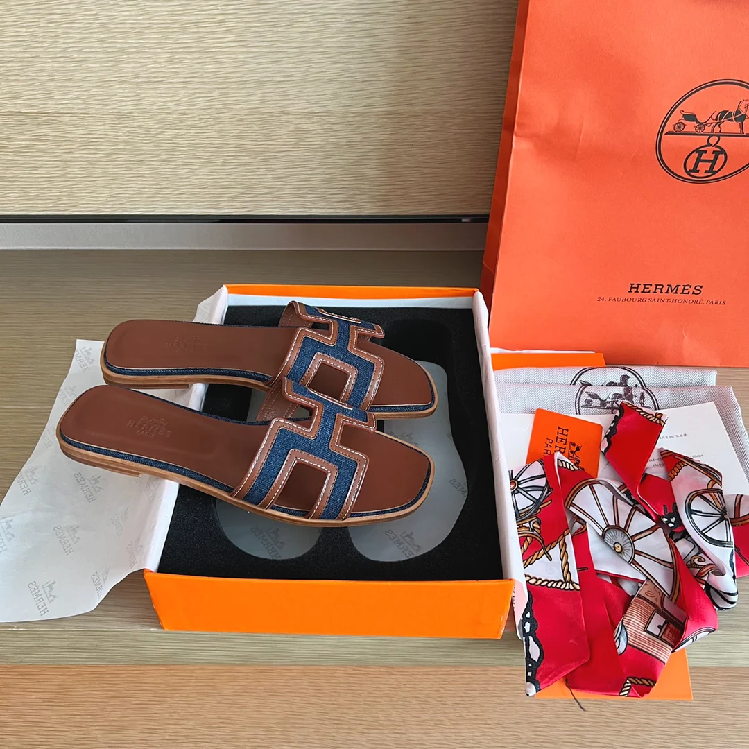 Сандалии Hermes-h Flat Sandals-6