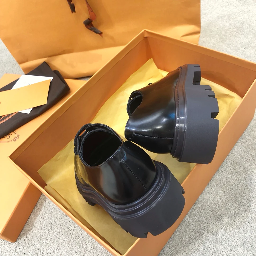 Лоферы на платформе Tods - 4