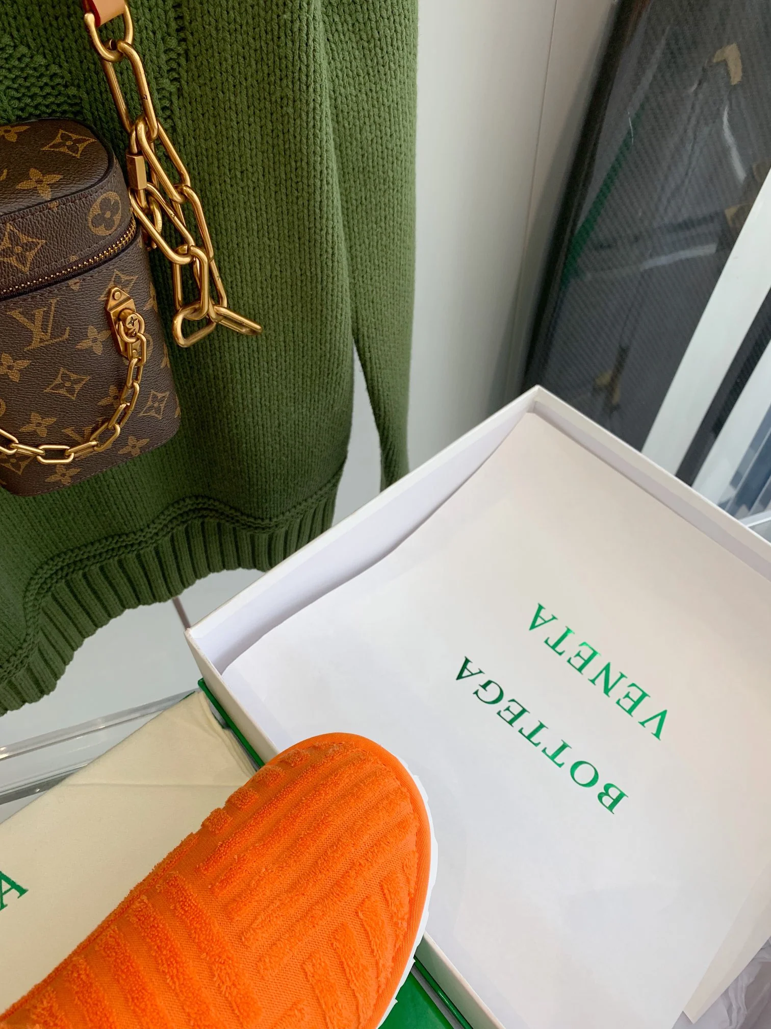 BV - Флисовые низкие сапоги - Оранжевые