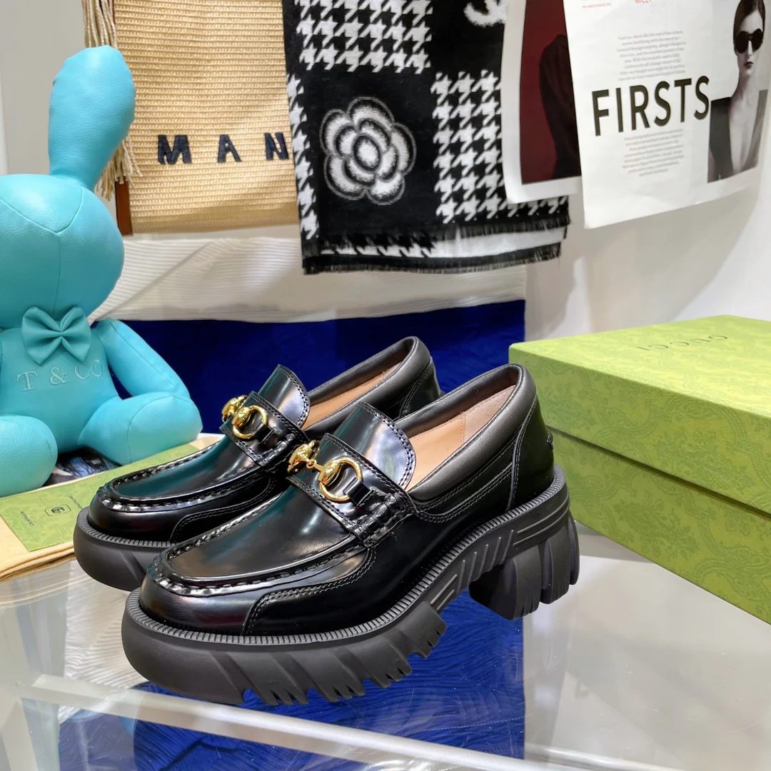 Лоферы на платформе Gucci