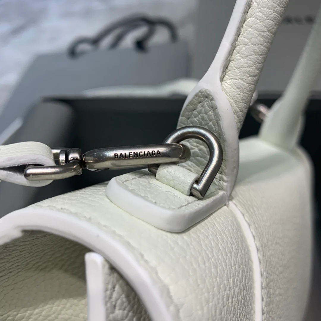 Сумка Balenciaga Hourglass - белый с узором 