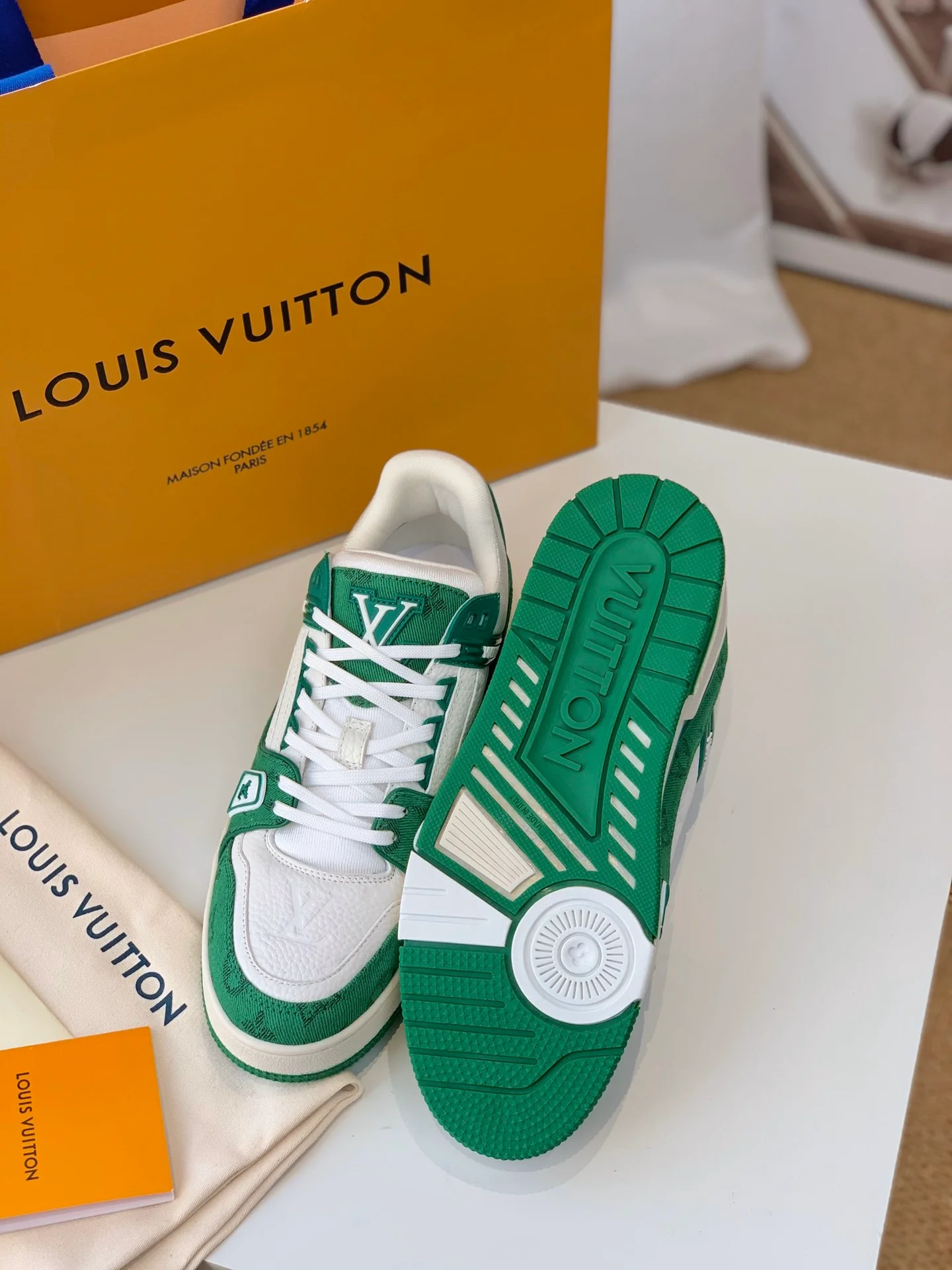 Кроссовки LV Trainer Series - Унисекс - Зелёные