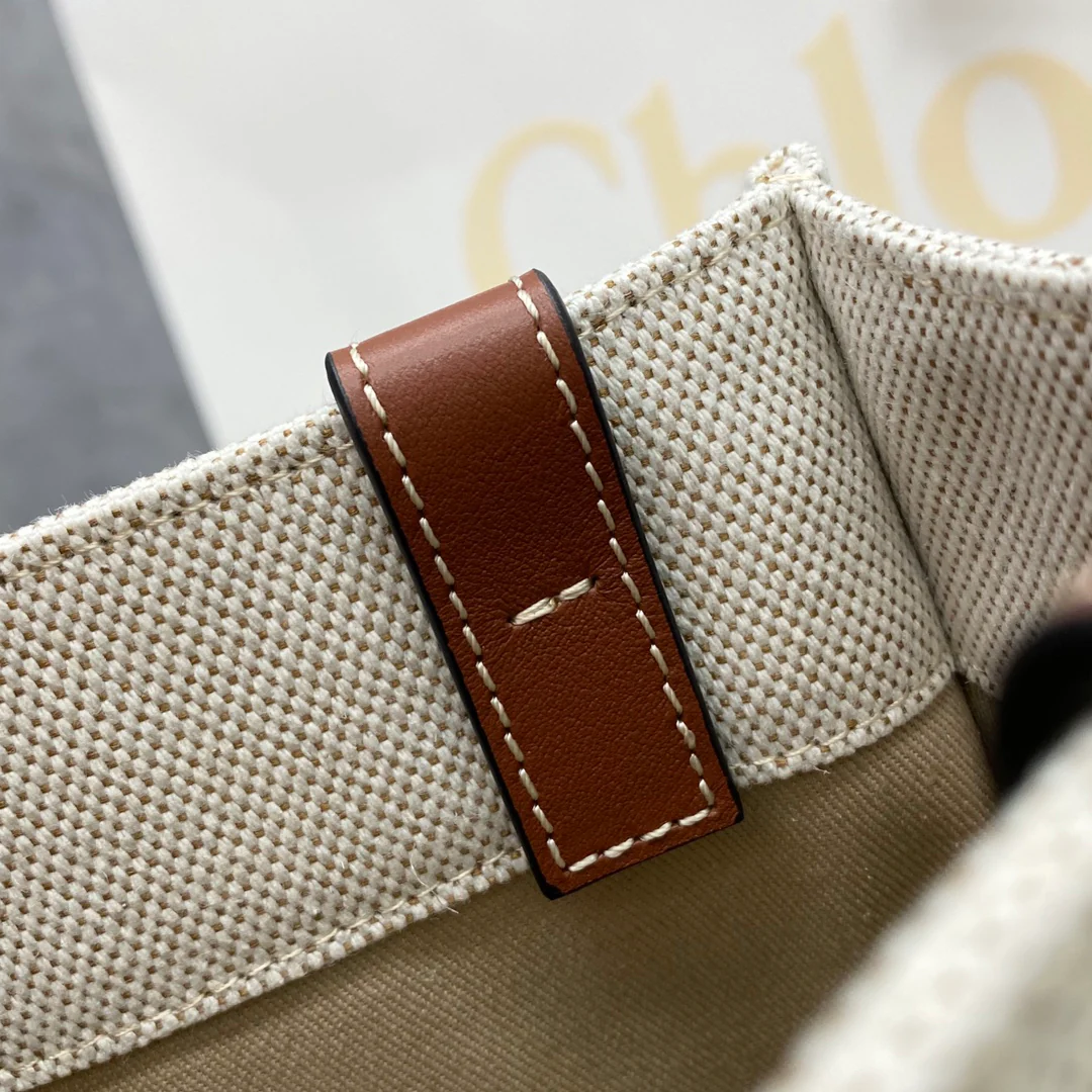 Сумка-тоут Chloe Woody - Маленькая - Коричневая