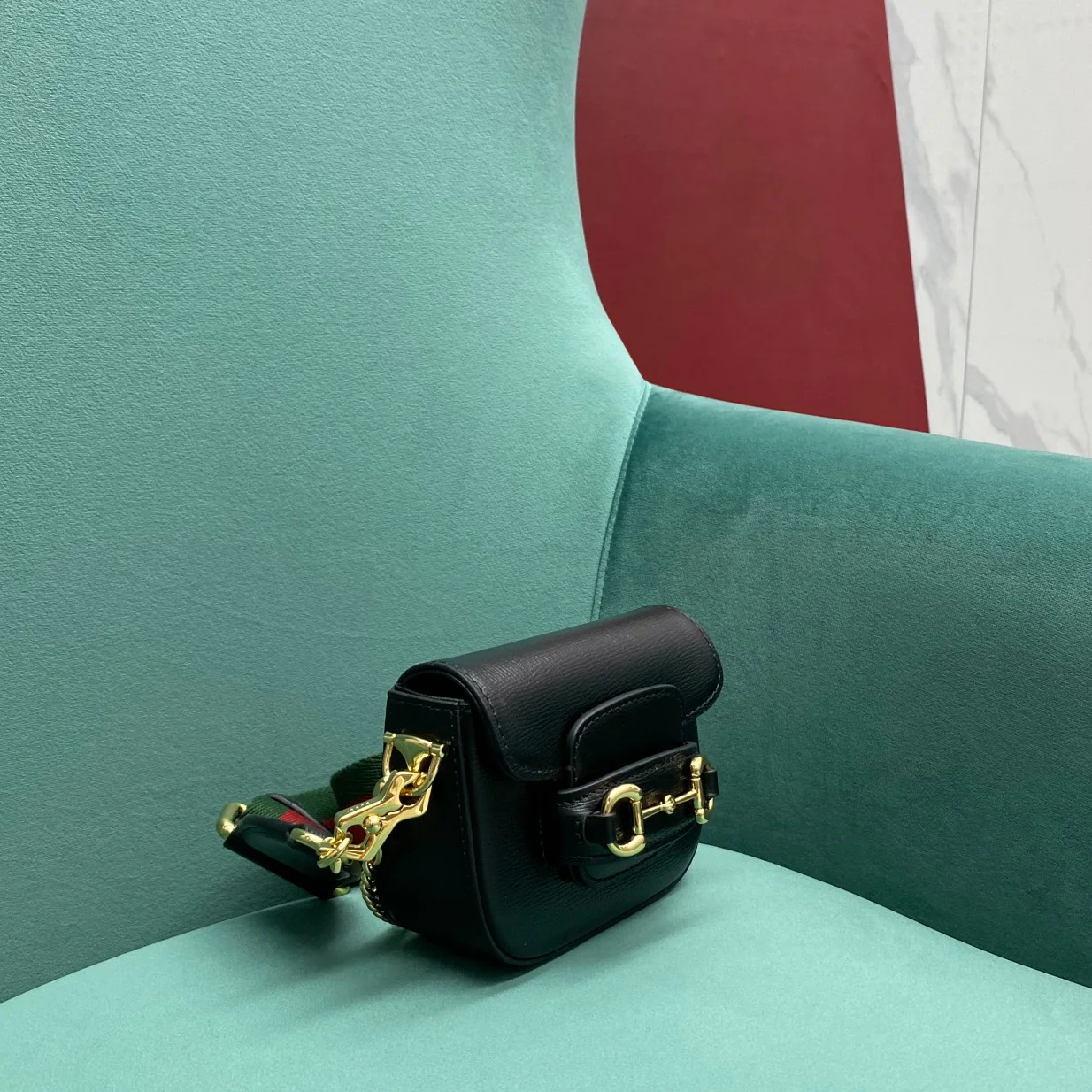 Сумка-седло Gucci 1955 - Мини - Черная