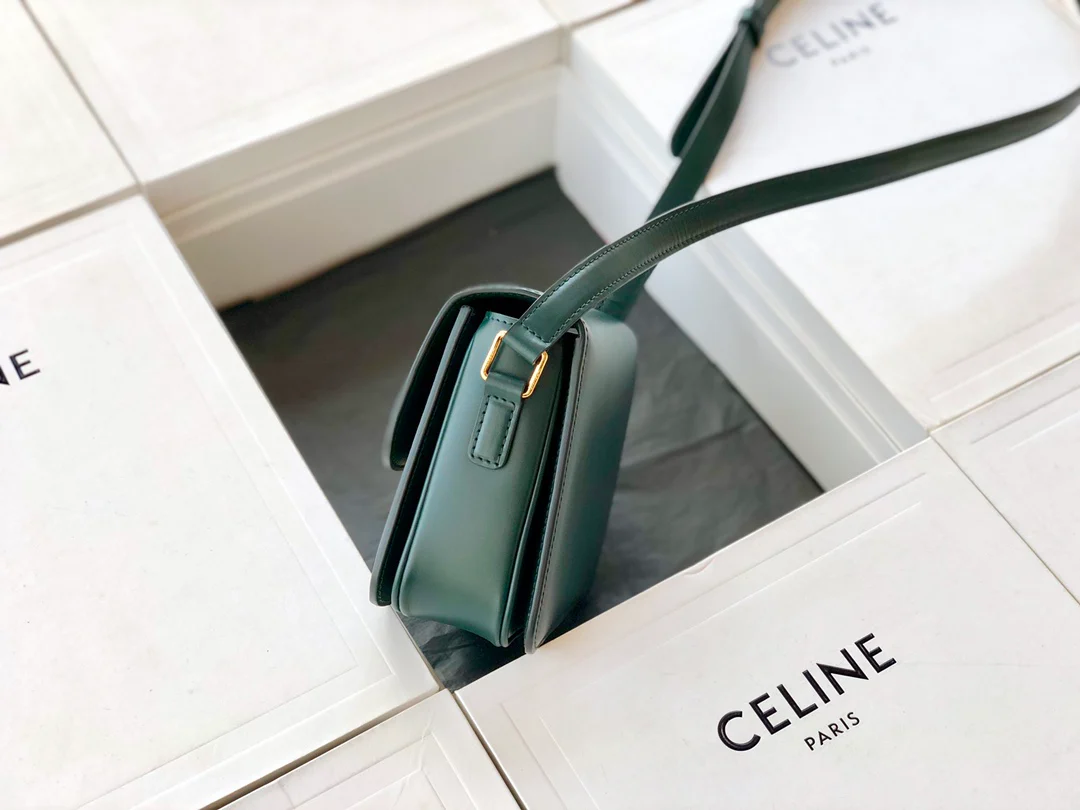 Сумка Celine Triomphe из телячьей кожи - подростковая - 18 - 5 см - 9